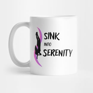 Sink into Serenity | Freediving | Freediver | Ocean lover | Diver | Apnea Mug